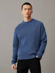 Calvin Klein pánsky modrý sveter - M (PPK)