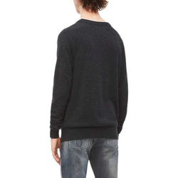 Calvin Klein pánsky tmavošedý sveter s kašmírom - XL (005)