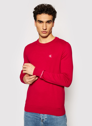 Calvin Klein pánsky tmavo ružový sveter - S (XAP)