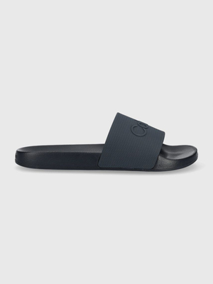 Calvin Klein pánske modré šľapky POOL SLIDE RUBBER - 41 (DW4)