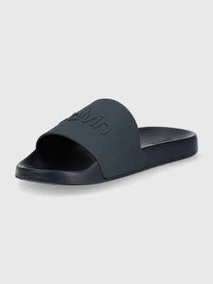 Calvin Klein pánske modré šľapky POOL SLIDE RUBBER - 41 (DW4)