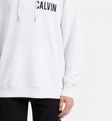 Calvin Klein pánska biela mikina Hardco - L (112)