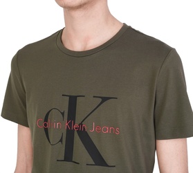Calvin Klein pánske zelené tričko - L (371)