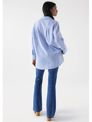 Salsa Jeans dámka pruhovaná košeľa - L (001)