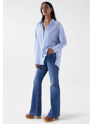 Salsa Jeans dámka pruhovaná košeľa - L (001)