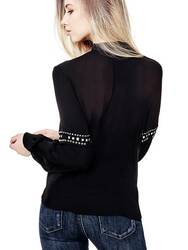 Guess dámska čierna košeľa - XS (A996)