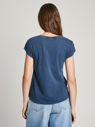 Pepe Jeans dámske modré tričko - XS (576)