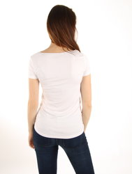 Pepe Jeans dámske biele tričko Violeta - S (803)