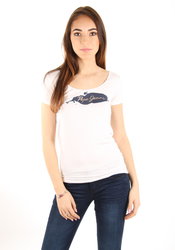 Pepe Jeans dámske biele tričko Violeta - S (803)