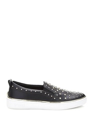 Guess dámske čierne slip on tenisky - 36 (BLABL)