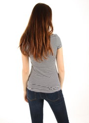 Guess dámske pruhované tričko - XS (ST04)