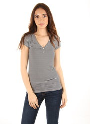 Guess dámske pruhované tričko - XS (ST04)