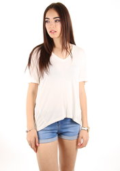 Calvin Klein dámske smotanové tričko - XS (003)