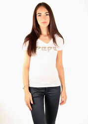 Pepe Jeans dámske smotanové tričko Serena - S (808)