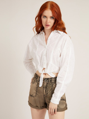 Guess dámska biela košeľa - M (G011)