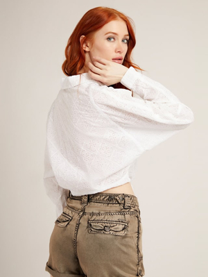 Guess dámska biela košeľa - M (G011)