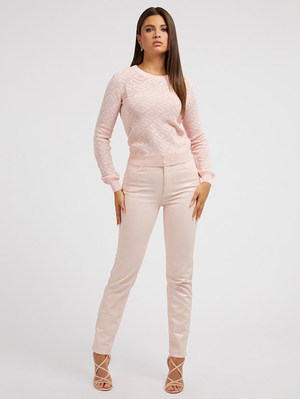 Guess dámsky ružový sveter - XS (G65T)