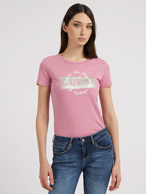 Guess dámske ružové tričko - XS (G67G)