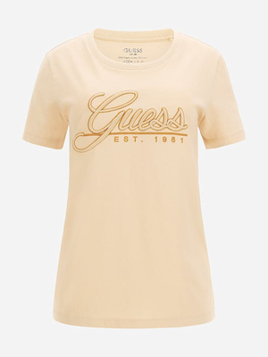 Guess dámske béžové tričko - XS (A60N)