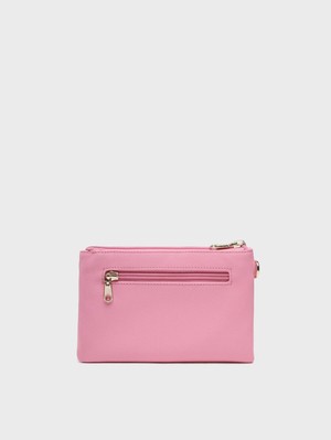 Guess dámska ružová listová kabelka - T/U (PIN)