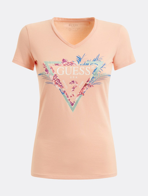 Guess dámske broskyňové tričko - XS (G6L1)