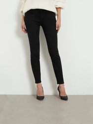 Guess dámske čierne džínsy - 25 (FLRQ)