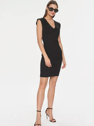 Guess dámske čierne šaty - XS (JBLK)