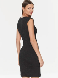 Guess dámske čierne šaty - XS (JBLK)