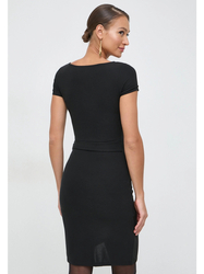 Guess dámske čierne šaty - XS (JBLK)