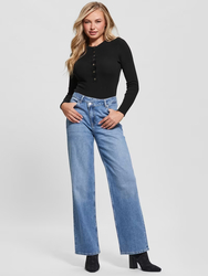 Guess dámske čierne pletené body - L (JBLK)