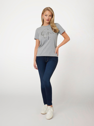 Guess dámske šedé tričko - XS (MRH)