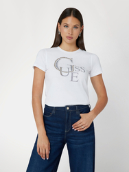 Guess dámske biele tričko - XS (G011)