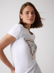 Guess dámske biele tričko - XS (G011)