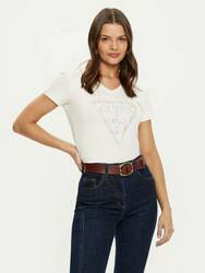Guess dámske krémové tričko - XS (G012)