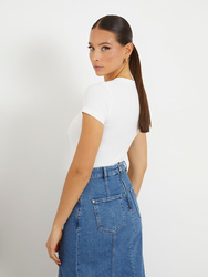 Guess dámske biele tričko - XL (G011)