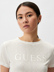 Guess dámske krémové tričko - L (P0GF)
