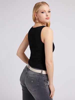 Guess dámsky čierny top - S (JBLK)