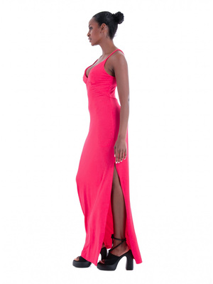 Guess dámske ružové šaty - XS (G62H)