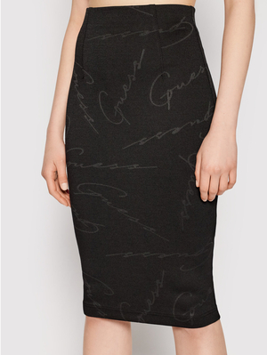 Guess dámska čierna puzdrová sukňa - XS (JBLK)