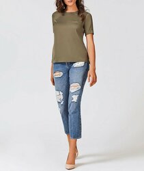 Guess dámska khaki blúzka - S (DUO)