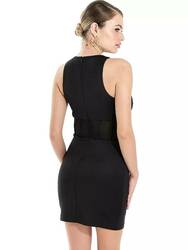 Guess dámske čierne šaty - XS (JBLK)