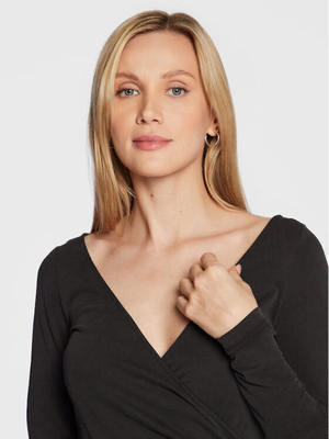 Guess dámske čierne tričko - L (JBLK)