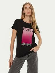 Guess dámske čierne tričko - S (JBLK)