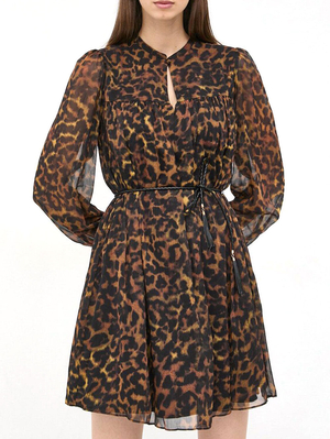 Guess dámske šaty so zvieracím vzorom - XS (P14B)