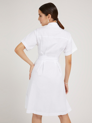 Guess dámske biele šaty - S (G011)