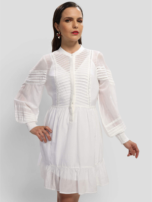 Guess dámske biele šaty - L (G011)