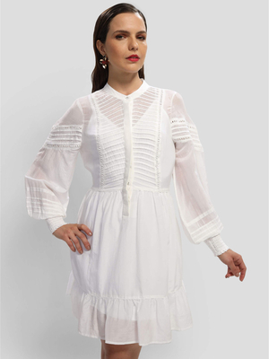 Guess dámske biele šaty - M (G011)