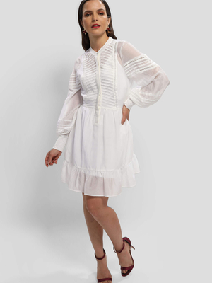 Guess dámske biele šaty - XS (G011)