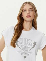 Guess dámske biele tričko - XS (G011)