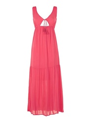 Guess dámske ružové maxi šaty - XS (A543)